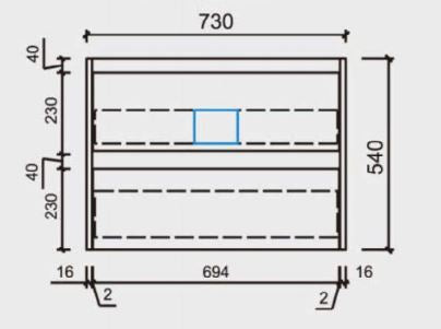 Coco 600-1800mm Wall Hung Vanity