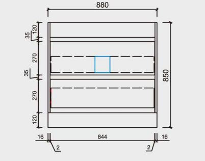 Coco Floorstanding Vanity 600mm-1800mm