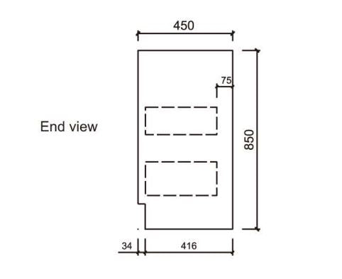 Coco Floorstanding Vanity 600mm-1800mm