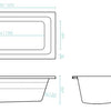 Cortez 6 Jet Spa Bath- Builders Range