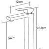 Cube Tall Basin mixer- Chrome