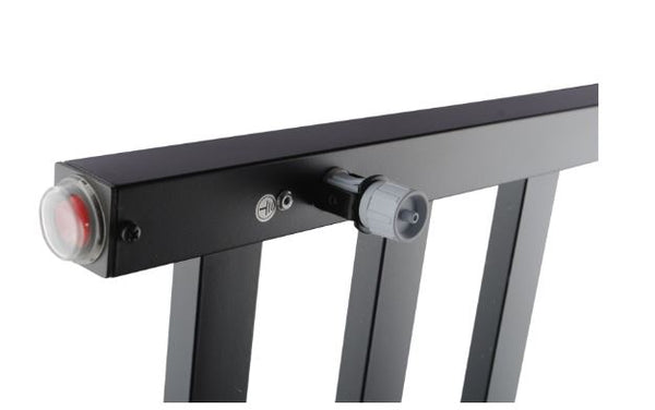 Cubo Black 600 Square 9 Bar Heated Towel Rail
