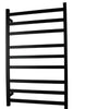 Cubo Black 600 Square 9 Bar Heated Towel Rail