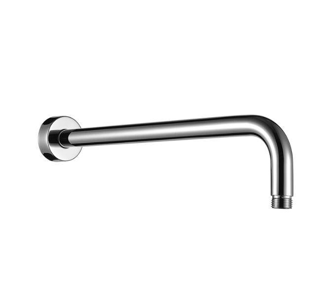 400mm Round Curved Shower Arm- Chrome