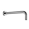 400mm Round Curved Shower Arm- Chrome - Bayside Bathroom
