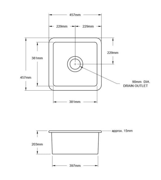 Cusine 460 sink