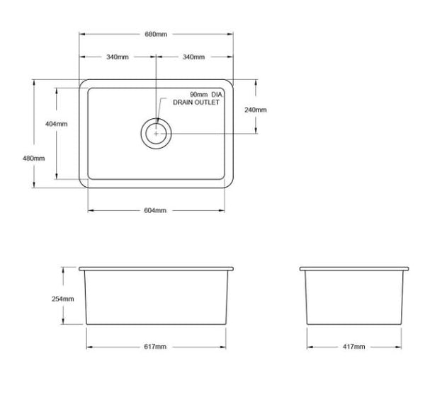 Cusine 680 sink