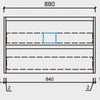 Daisy 600mm -1800mm Wall Hung Vanity