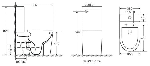 Daisy Toilet Suite - Bayside Bathroom
