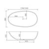 Delight Solid Surface Stone Bath - Bayside Bathroom