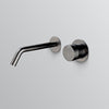 Diamond Bath Mixer Set- Brushed Nickel