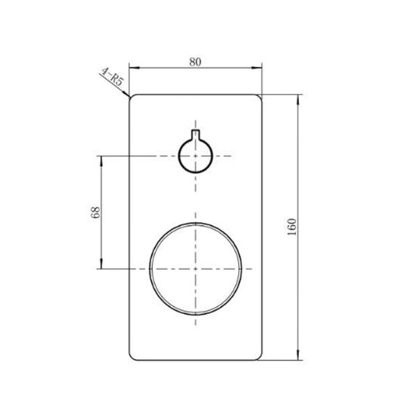 Diamond Shower Mixer W/ Divertor- Gun Metal