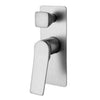 Rushy Wall Mixer With Diverter - Gunmetal - Bayside Bathroom