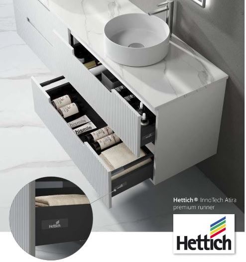 Eleana Matte White 1200mm Vanity