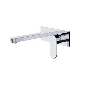 Ecco Wall Basin mixer - Chrome