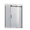 Eden Matte Black Sliding Shower Screen