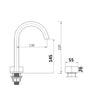 Element Progressive Hob Mounted Basin Mixer