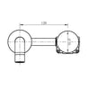 Element Wall Basin Mixer Set