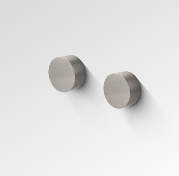 Element Hot & Cold Wall Taps- Brushed Nickel