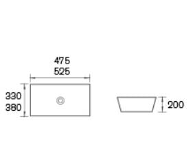 Eliza 525 x 380 Undermount Basin