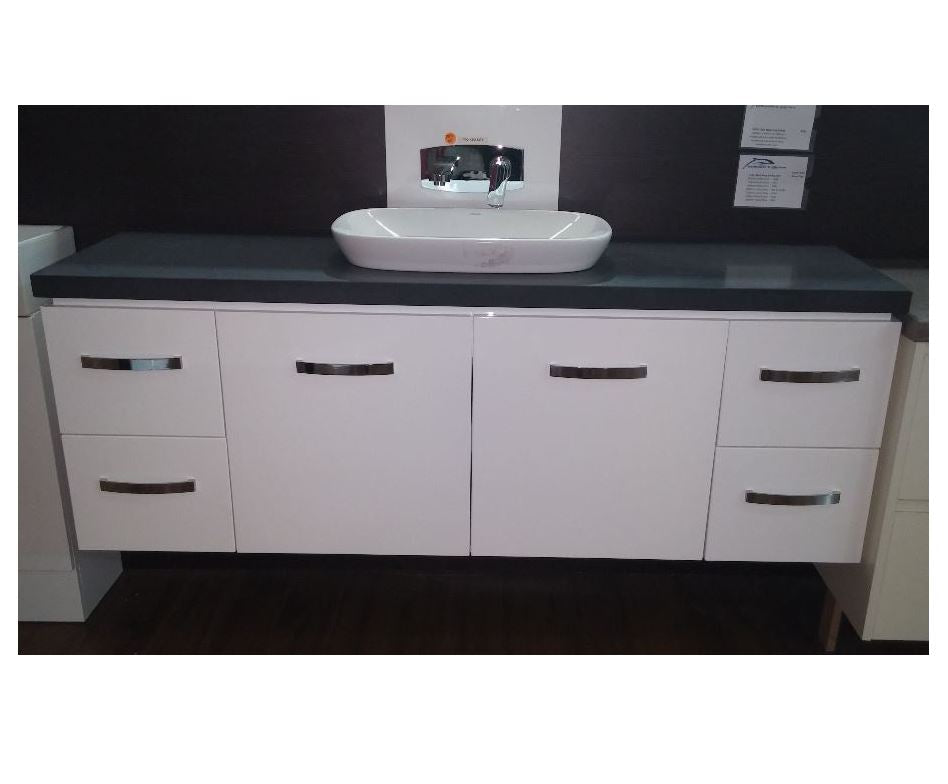 Elka 1500mm Wall Hung Vanity With Stone Top