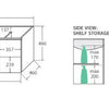 Elka 1500mm Wall Hung Vanity With Stone Top