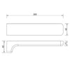 Eneo Wall Mounted Bath Spout
