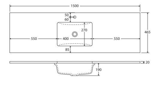 Calacutta Marble Stone Top - Bayside Bathroom