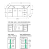 Fingerpull 1200mm Wall Hung Vanity