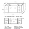 Fingerpull 1500mm Wall Hung Vanity