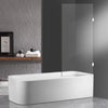 Frameless Fixed Bath Screen (700mm-850mm)