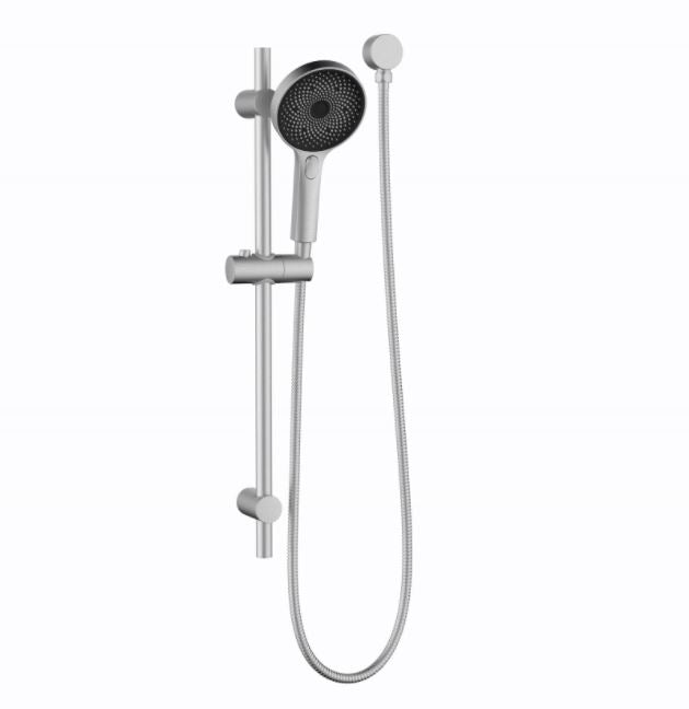 Gabe Brushed Nickel Shower Rail