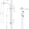 Gala Twin shower set