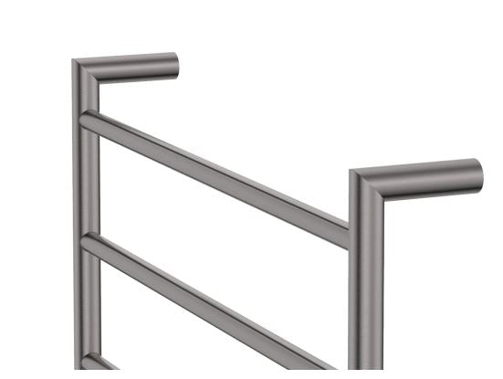 Kaya 600x450mm Heated Towel Rail Gunmetal