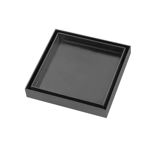 Gunmetal Tile insert Floor Waste 120x120mm(81.3mm Outlet)