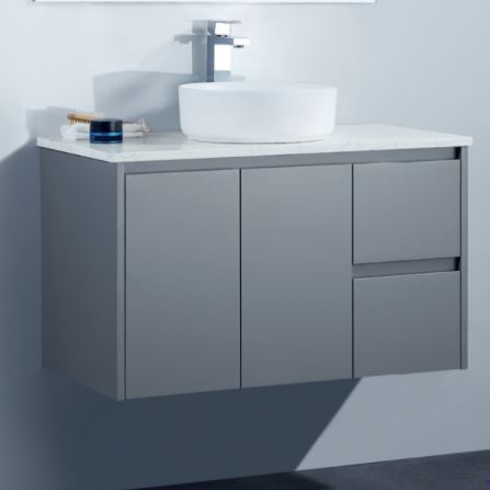 Porta Matte Grey Wall Hung Vanity 600mm-1800mm