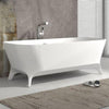 Hampton Matte White Stone bath - Bayside Bathroom