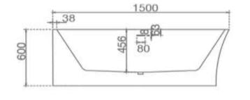 Harper Corner Bath 1500-1700mm