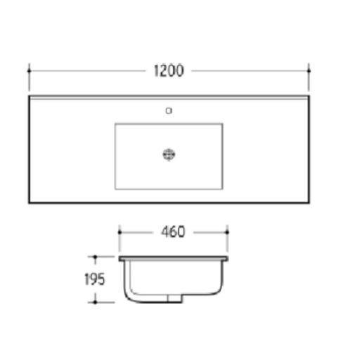 katie Ceramic Moulded Top - Bayside Bathroom
