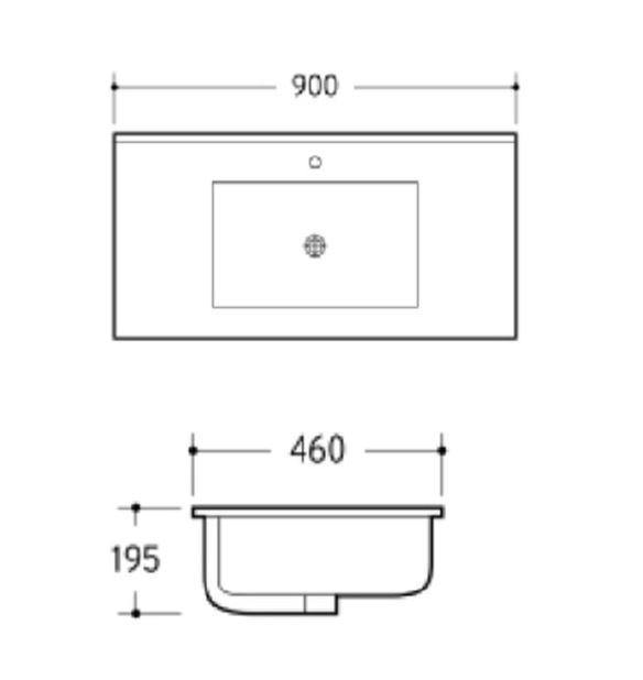 katie Ceramic Moulded Top - Bayside Bathroom