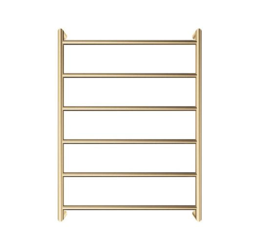 Kaya 600x800mm Heated Towel Rail Brushed Brass