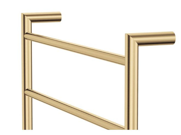 Kaya 600x800mm Heated Towel Rail Brushed Brass