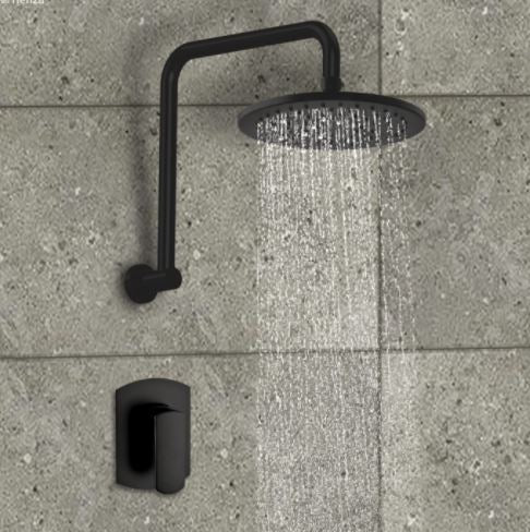 Koko Matte Black Wall Mixer