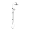 Loui Full Twin Shower set- Chrome