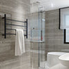 Luna Mini 700S Matte Black Non-Heated Towel Ladder