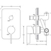 Madeira Shower Mixer W/ Divertor