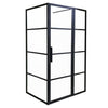Manhattan Black Framed Showerscreen