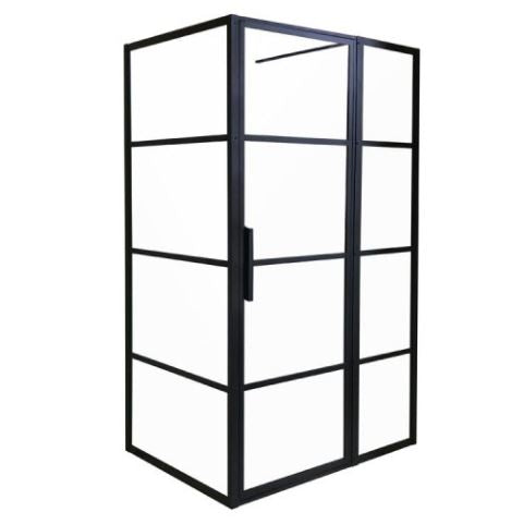Manhattan Black Framed Showerscreen