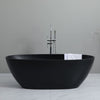 Leslie 1500mm Matte Black Freestanding Bath