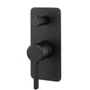 Gillian Shower Mixer With Diverter - Matte Black